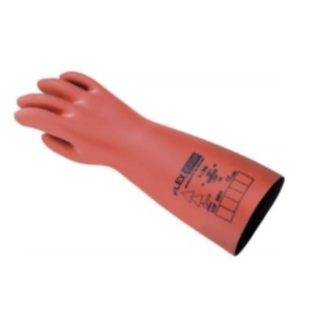 Gants Isolants En Latex Classe 1 T8 - Protection Jusqu'à 7500 V - Conforme IEC 60903 - Taille 10