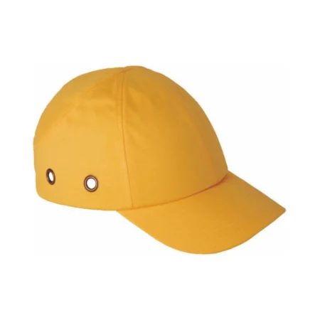 Casquette anti-heurt jaune EN812 avec coque ABS pour maintenance, logistique, industrie et BTP intérieur en Algérie
