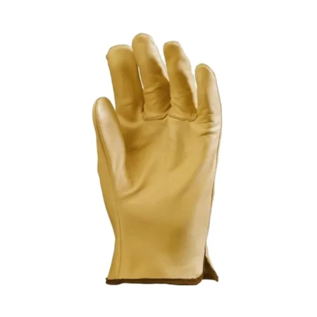Gant de manutention tout fleur de vachette beige Réf. 2210 certifié EN388 pour travaux mécaniques en Algérie